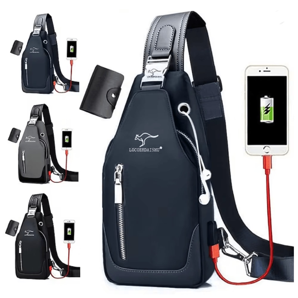 MetroFlow Waterproof Oxford Chest Bag 2