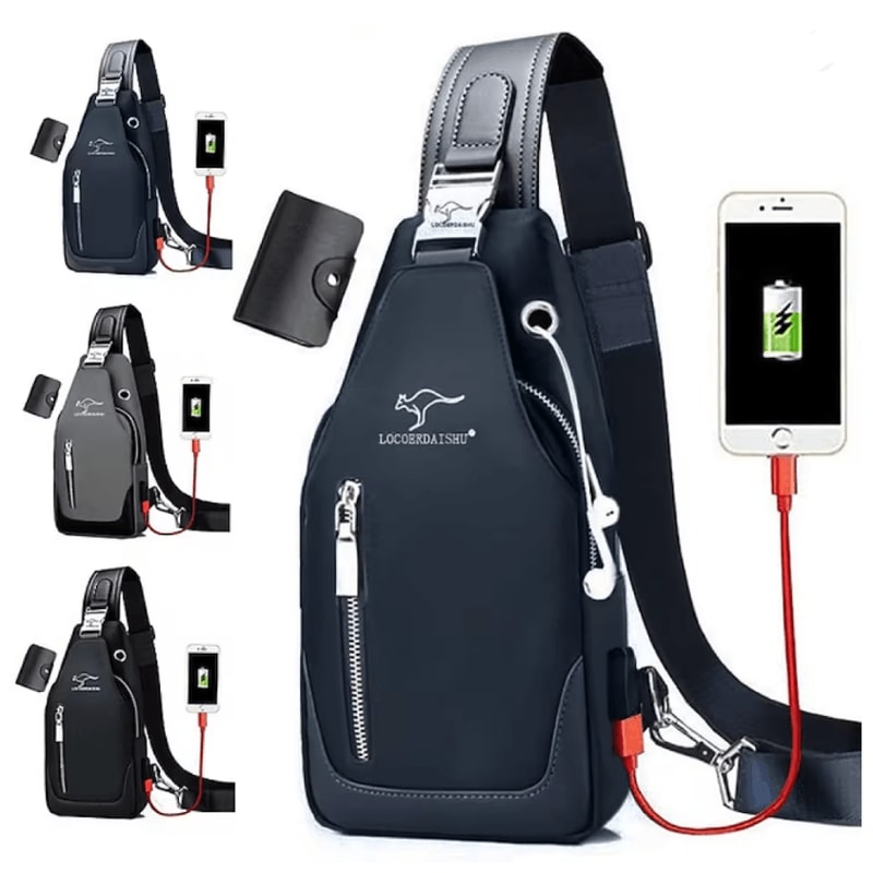 MetroFlow Waterproof Oxford Chest Bag 2