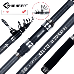 wavereach carbon telescopic surf rod