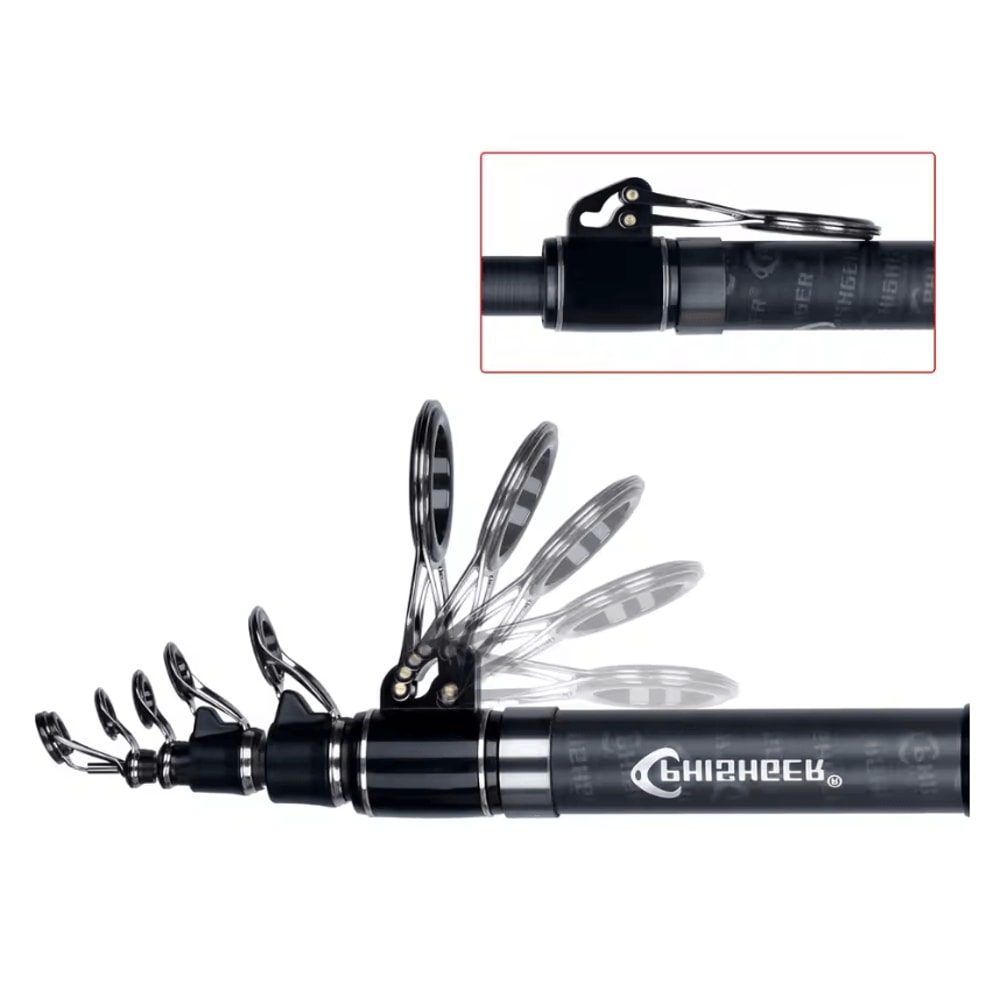 WaveReach Carbon Telescopic Surf Rod 1