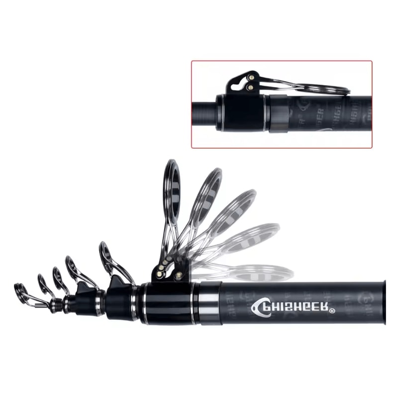 WaveReach Carbon Telescopic Surf Rod 1