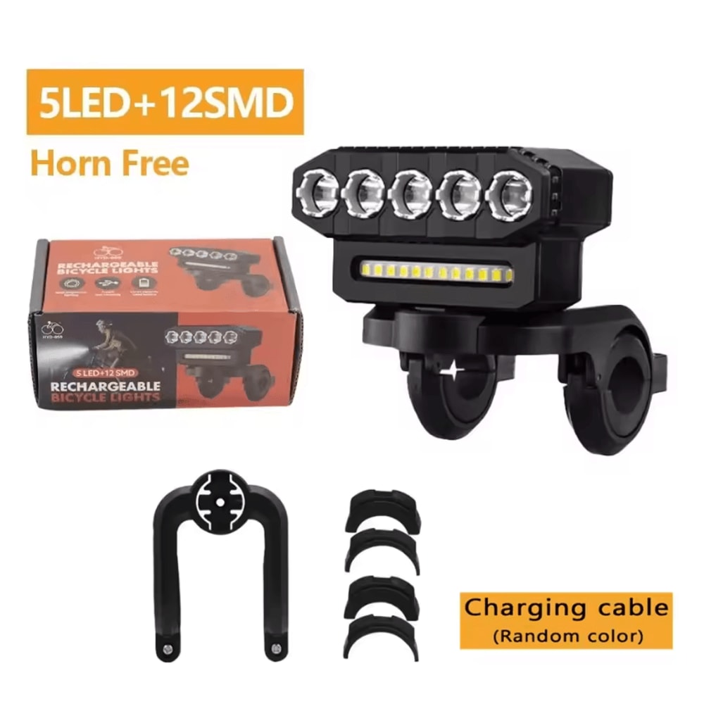 RideGuard 6 Mode USB Rechargeable Bike Light And Horn 3