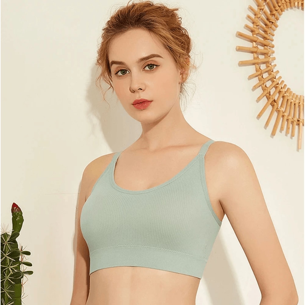 Seamless Cotton WireFree Tube Top Bra 1