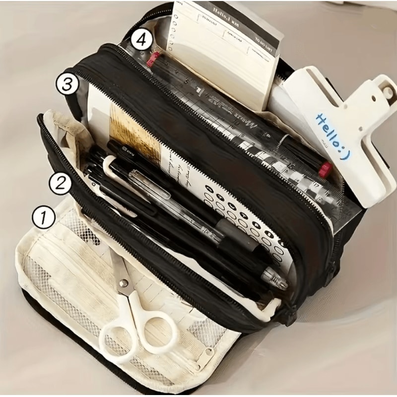 Large Capacity MultiLayer Utility Storage Pouch 1