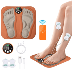 smart 3d ems foot massage pad with remote control