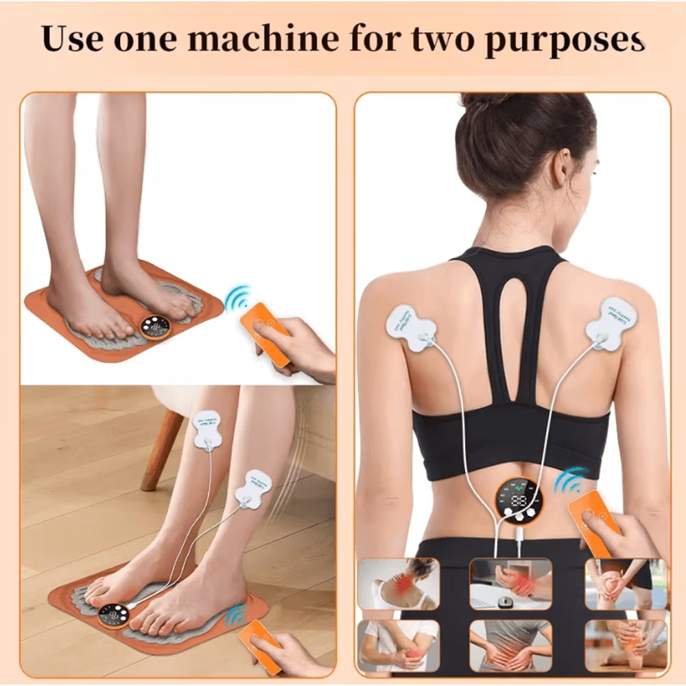 Smart 3D EMS Foot Massage Pad With Remote Control 3