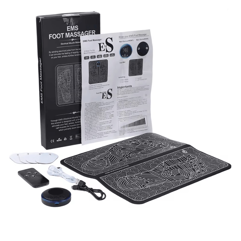 Smart 3D EMS Foot Massage Pad With Remote Control 4