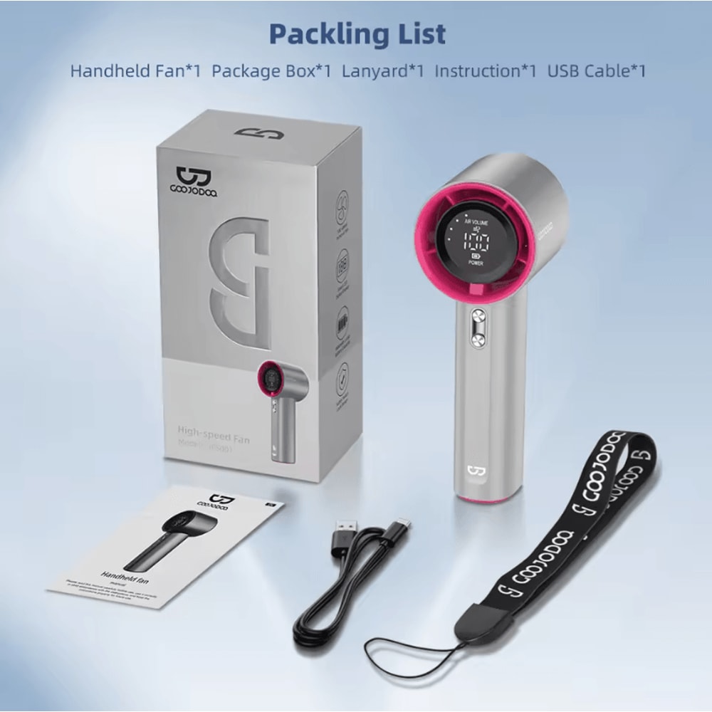 Smart Portable Turbo Fan With Digital Display 9