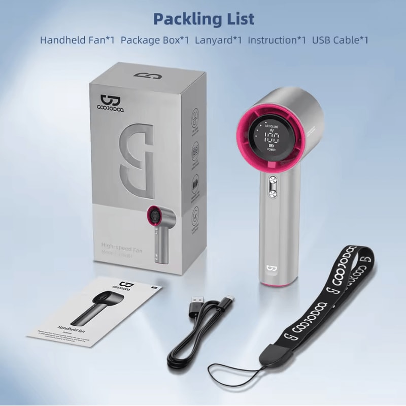 Smart Portable Turbo Fan With Digital Display 9