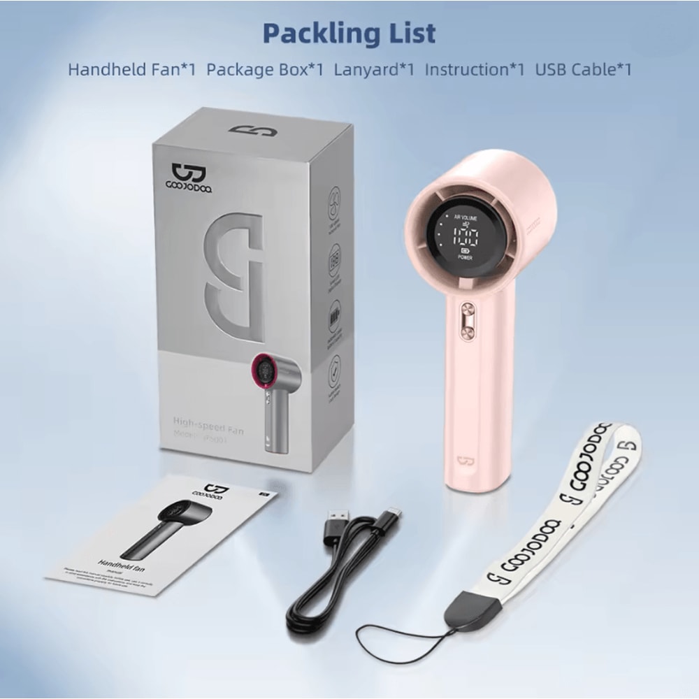 Smart Portable Turbo Fan With Digital Display 3