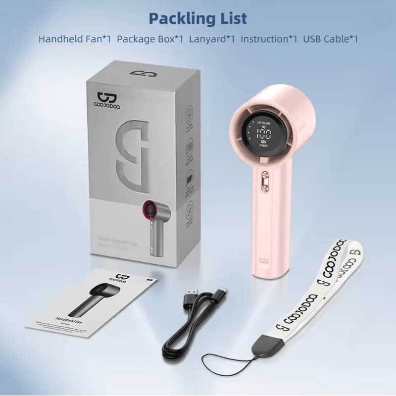 Smart Portable Turbo Fan With Digital Display 3