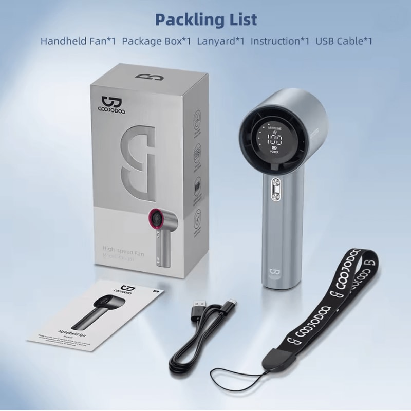 Smart Portable Turbo Fan With Digital Display 8