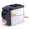 Portable 6L Car Mini Fridge And Warmer 5