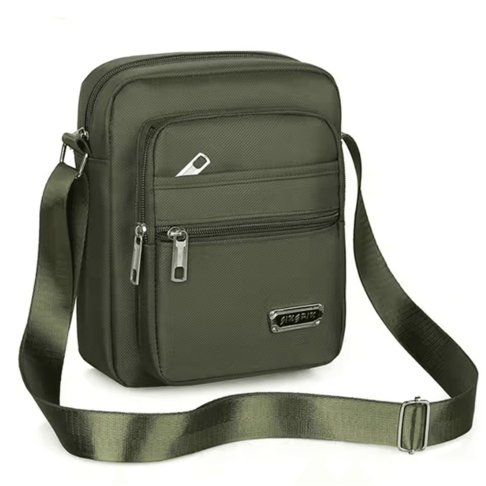 Travel Ready Nylon Crossbody Satchel For Men 2