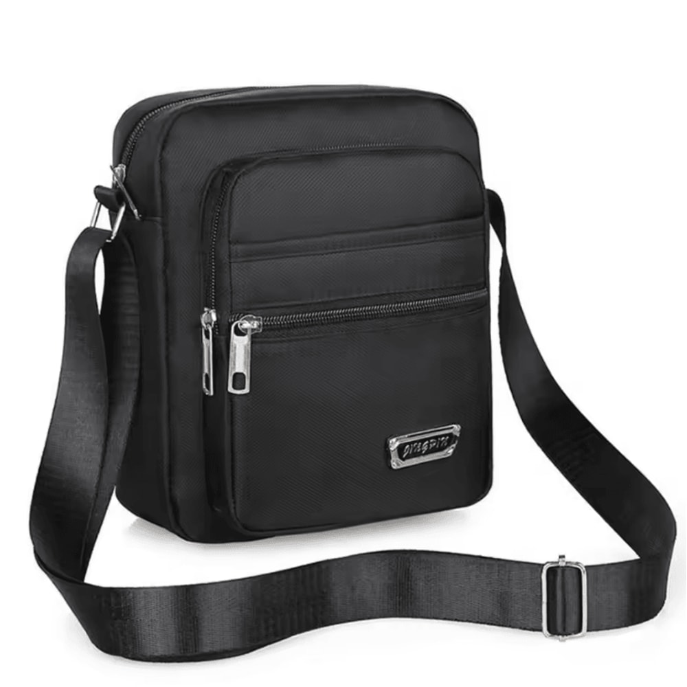 Travel Ready Nylon Crossbody Satchel For Men 3