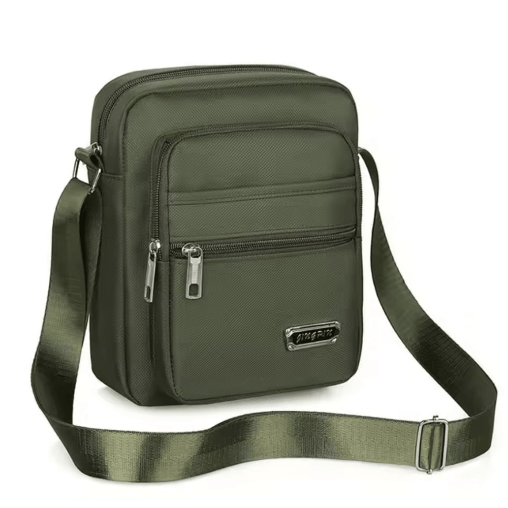 Travel Ready Nylon Crossbody Satchel For Men 4
