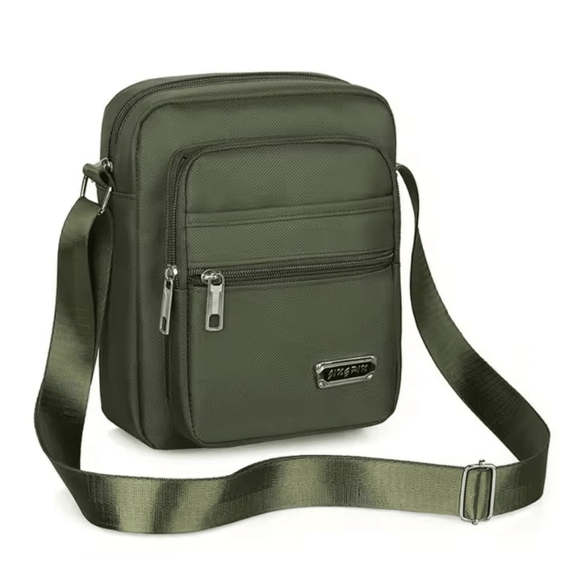 Travel Ready Nylon Crossbody Satchel For Men 4