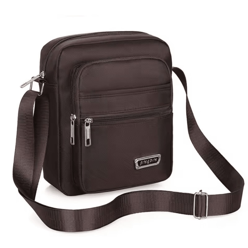 Travel Ready Nylon Crossbody Satchel For Men 5