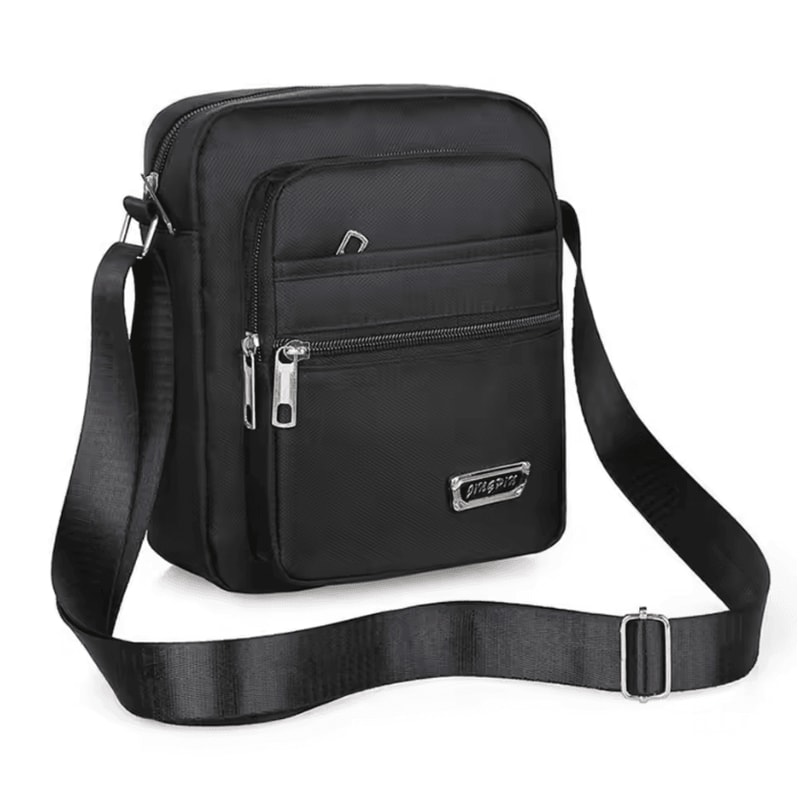 Travel Ready Nylon Crossbody Satchel For Men 7