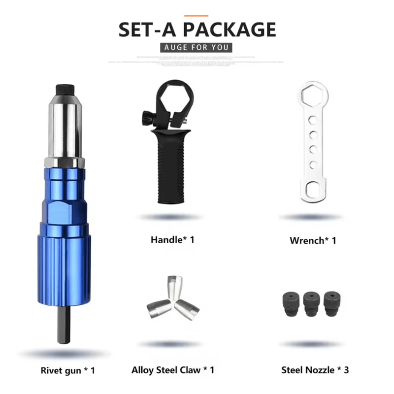 Cordless Rivet Nut Drill Adapter Tool 3