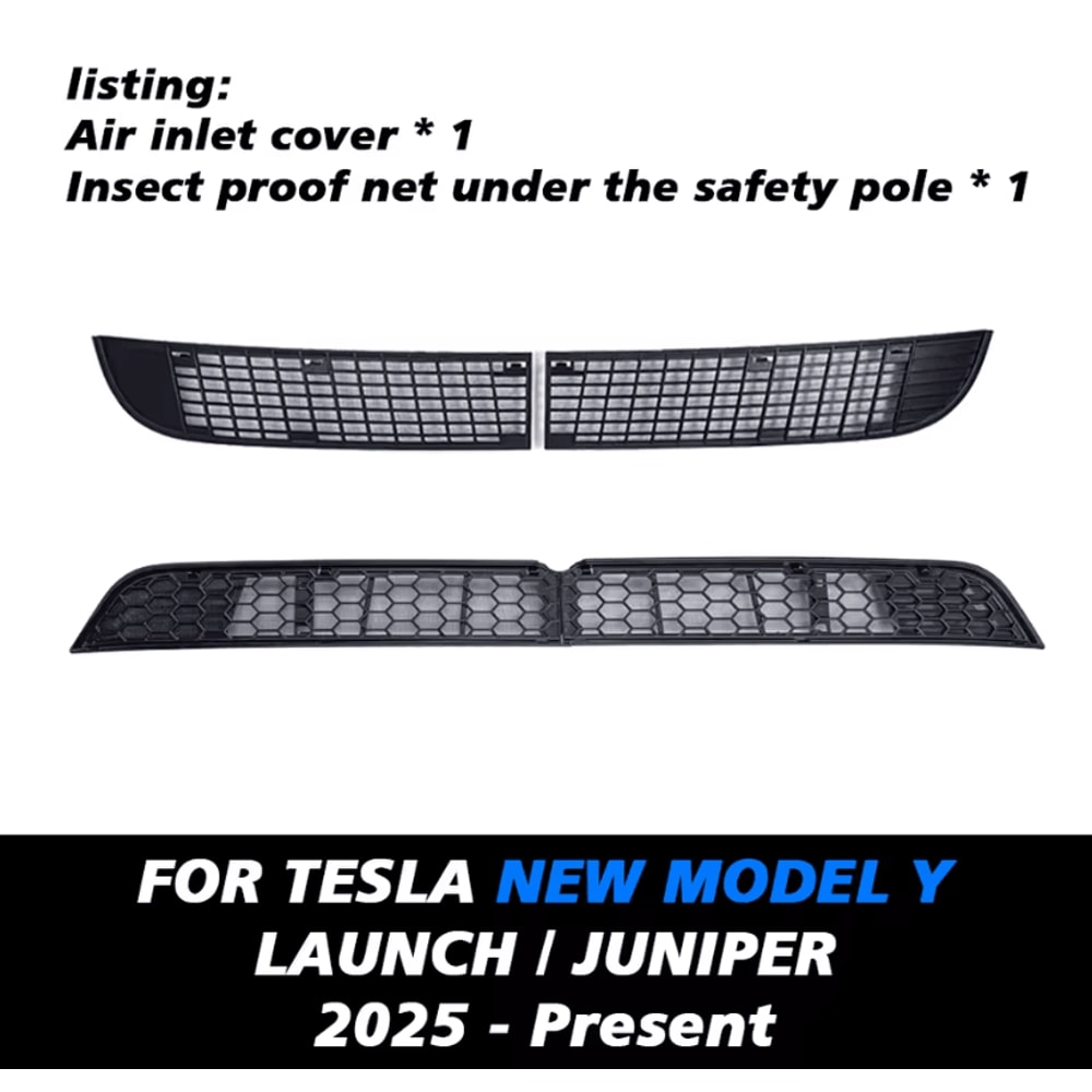Tesla Model Y Juniper Front Grille Mesh Guard 3