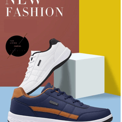 everyday waterproof leather sneakers for men