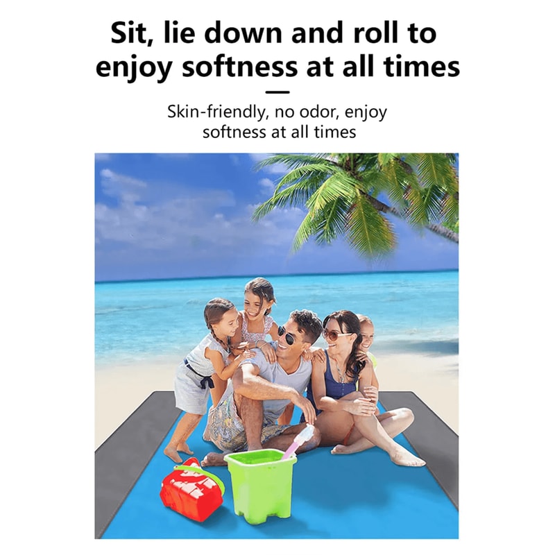 Oversized Waterproof And Sandproof Beach Picnic Blanket 1