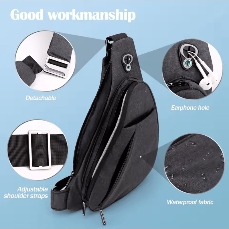 SecureWave AntiTheft Sling Bag 1