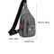 Stylish Nylon Mens Chest Bag Casual Sling Crossbody For Cycling And Everyday 1