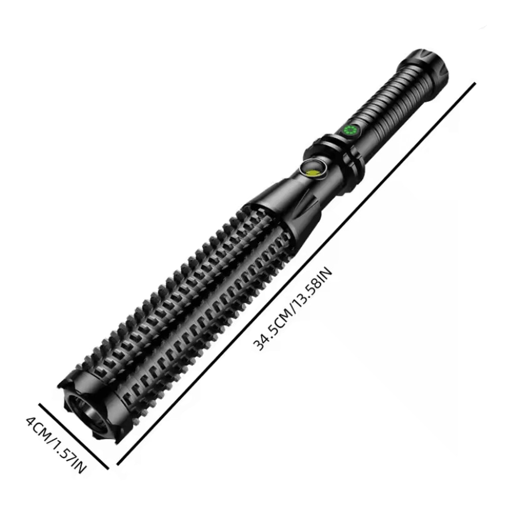 Retractable Wolf Tooth Tactical Flashlight Self Defense Tool 3