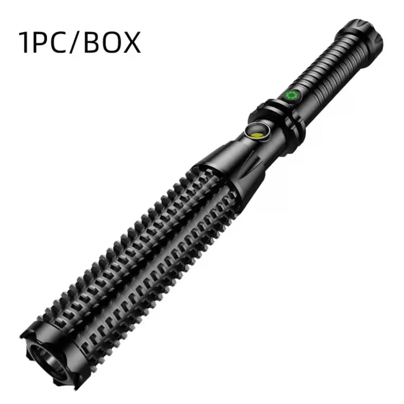 Retractable Wolf Tooth Tactical Flashlight Self Defense Tool 4