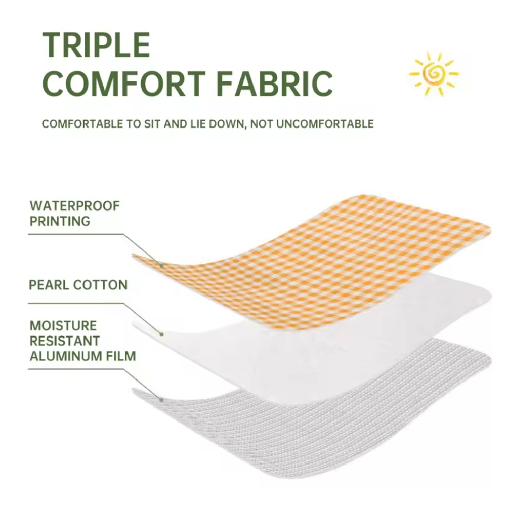 Portable Waterproof Camping Mat DoubleSided Aluminum Film 1