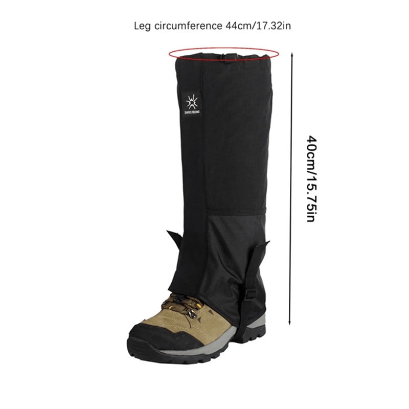 Waterproof Hiking Leg Gaiters Protective Outdoor Boot Covers 2