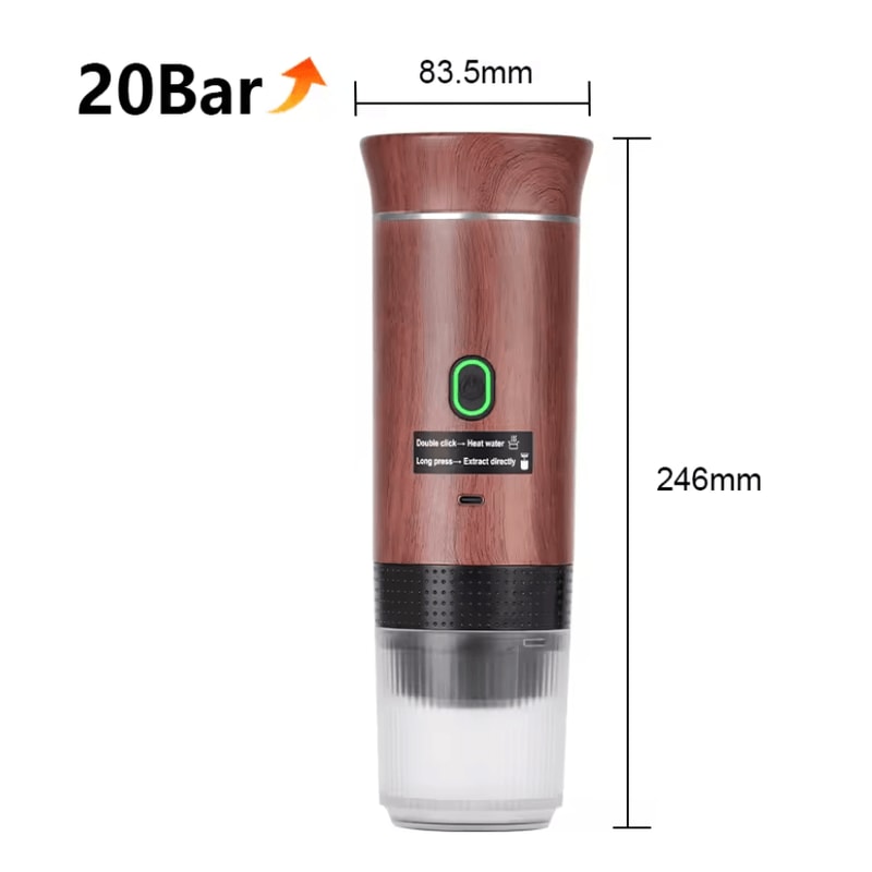 Compact 3 In 1 Portable Espresso Maker For Travel And Home 5