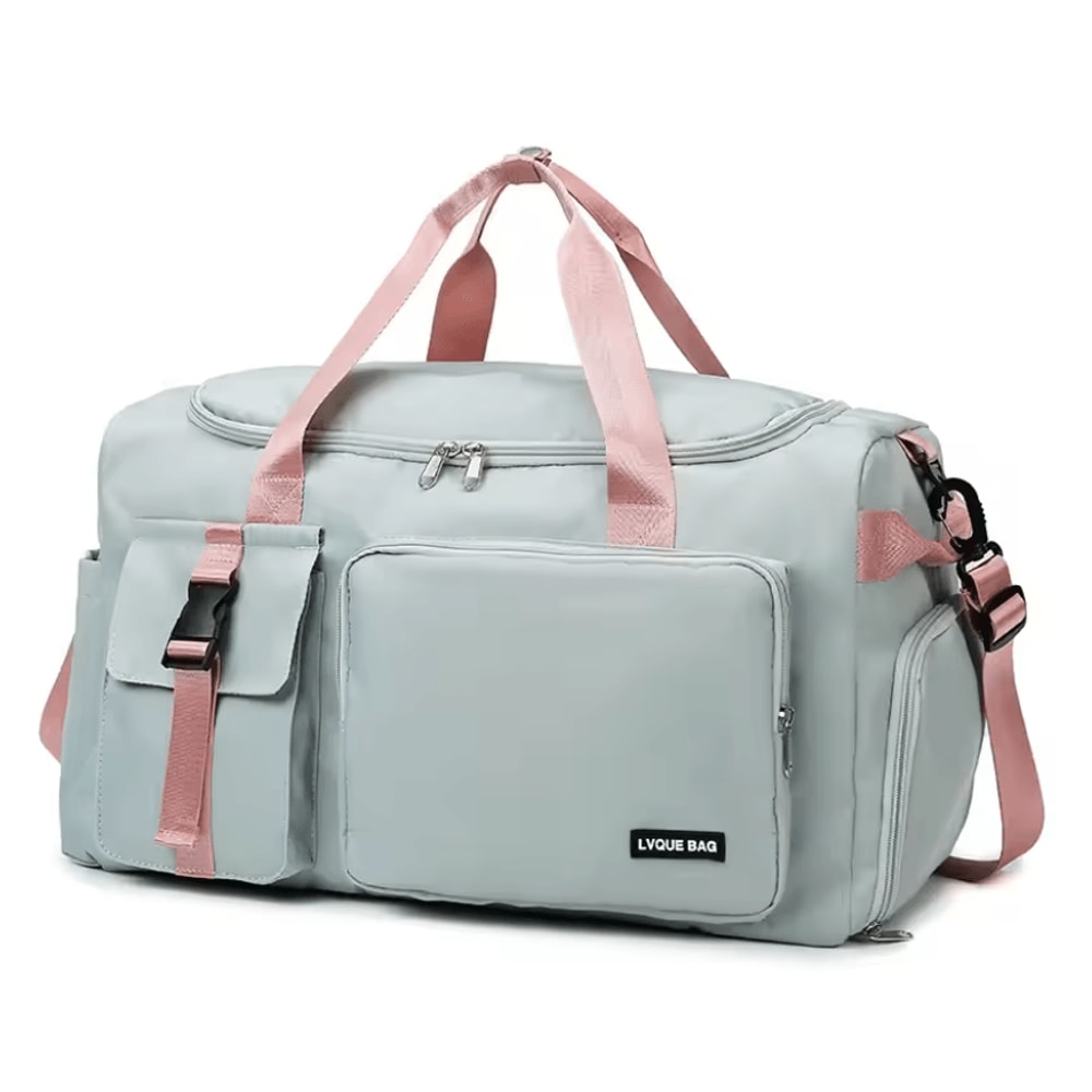 Dry Wet Compartment Weekender Gym Bag For Women 6