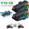 Kebidumei YP10 Motorcycle Bluetooth Intercom Helmet Headset 0