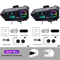 Kebidumei YP10 Motorcycle Bluetooth Intercom Helmet Headset 3