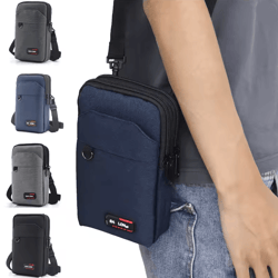 mens tactical waterproof waist crossbody bag