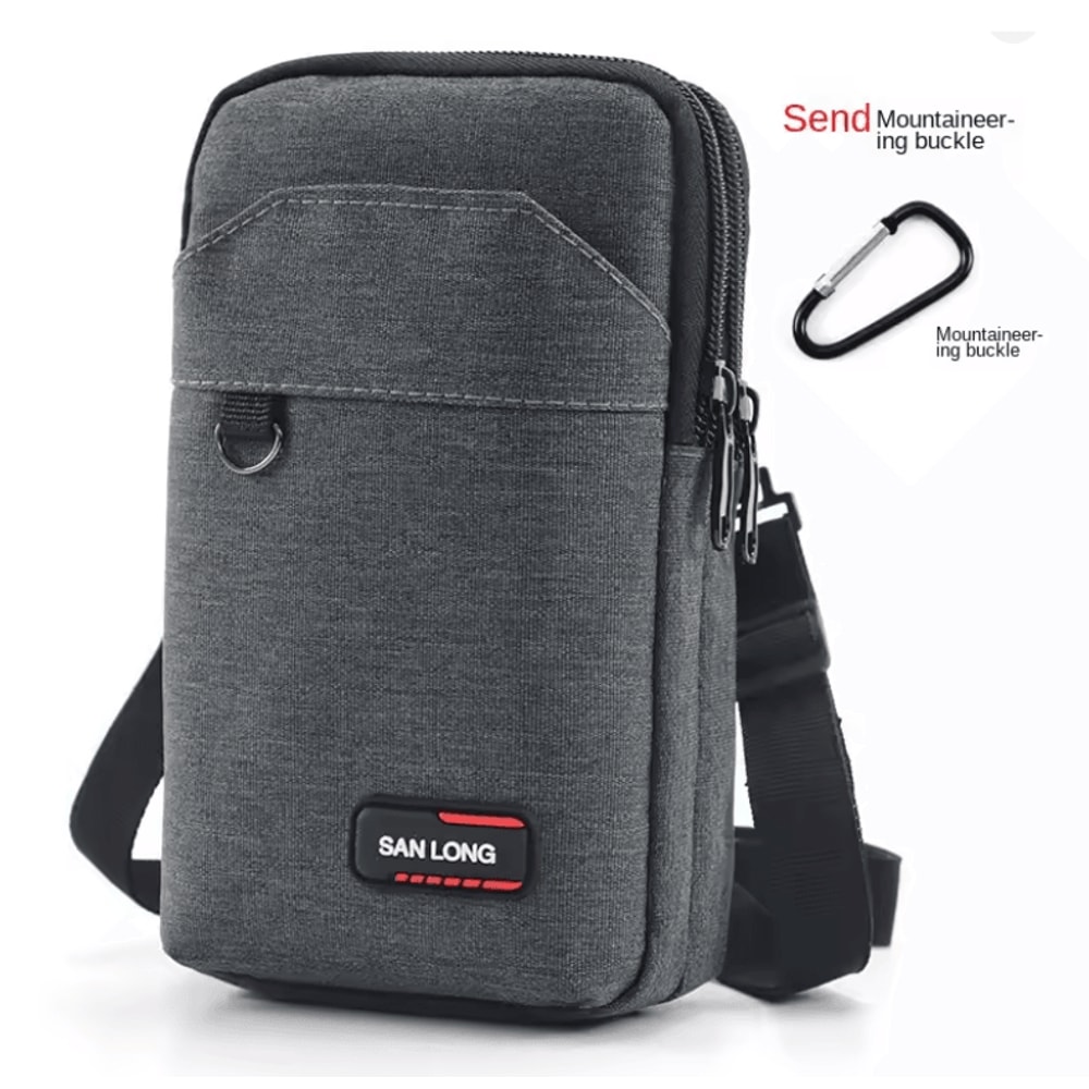 Mens Tactical Waterproof Waist Crossbody Bag 2