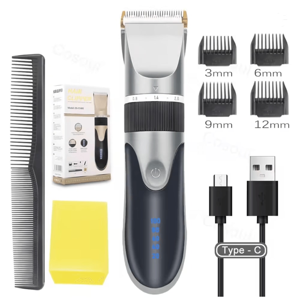 Cordless Professional Hair Clipper For Men And Kids 4