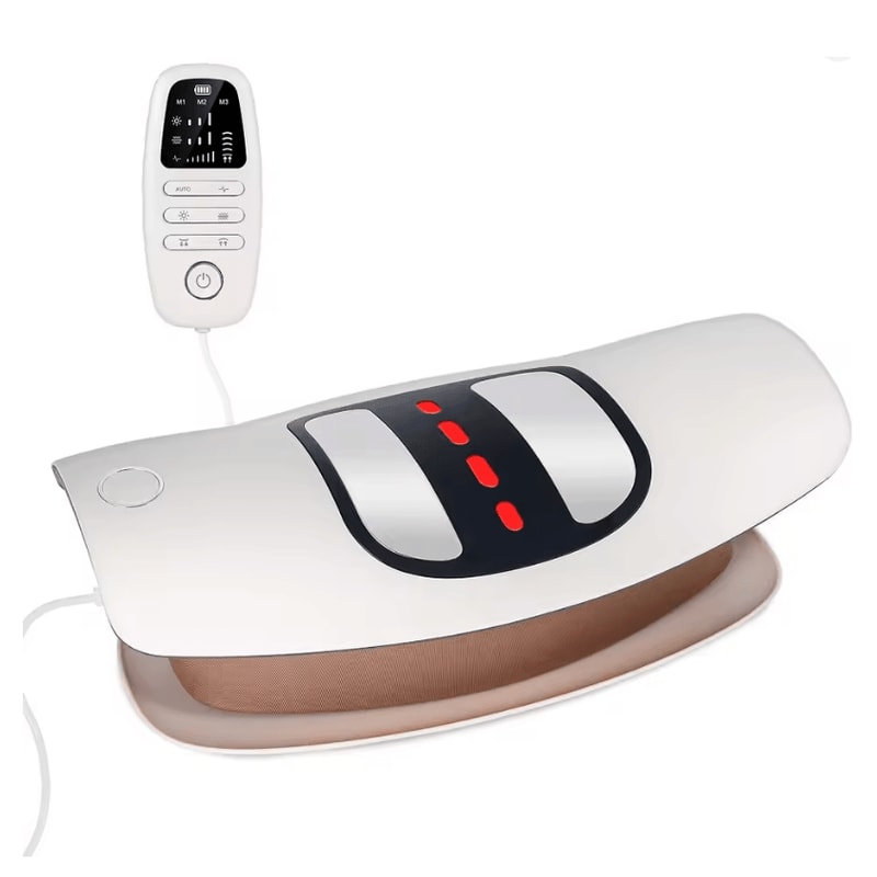 Electric Lumbar Vibration Traction Massager With Heat Therapy 4