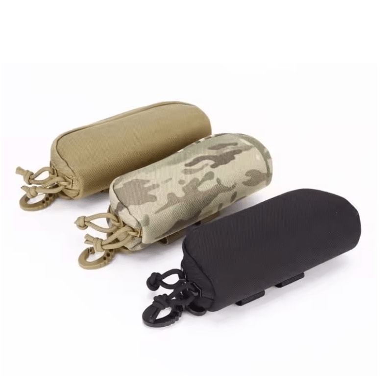 Tactical MOLLE Eyeglass Case 1000D Nylon Hard Storage Pouch 1