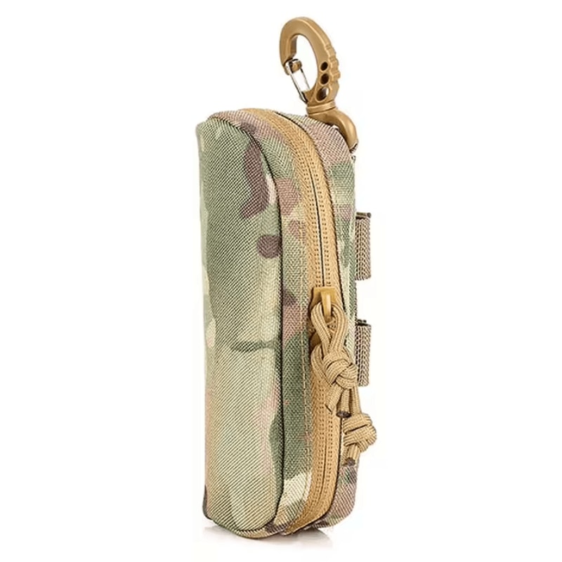 Tactical MOLLE Eyeglass Case 1000D Nylon Hard Storage Pouch 5