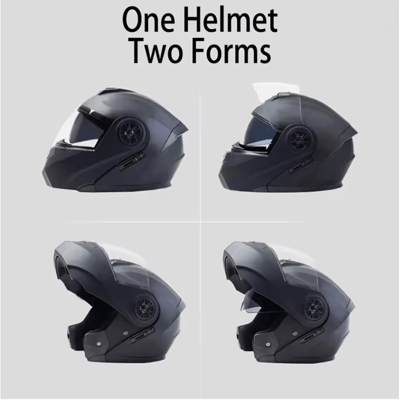 FlipUp DualLens Modular Motorcycle Helmet 2