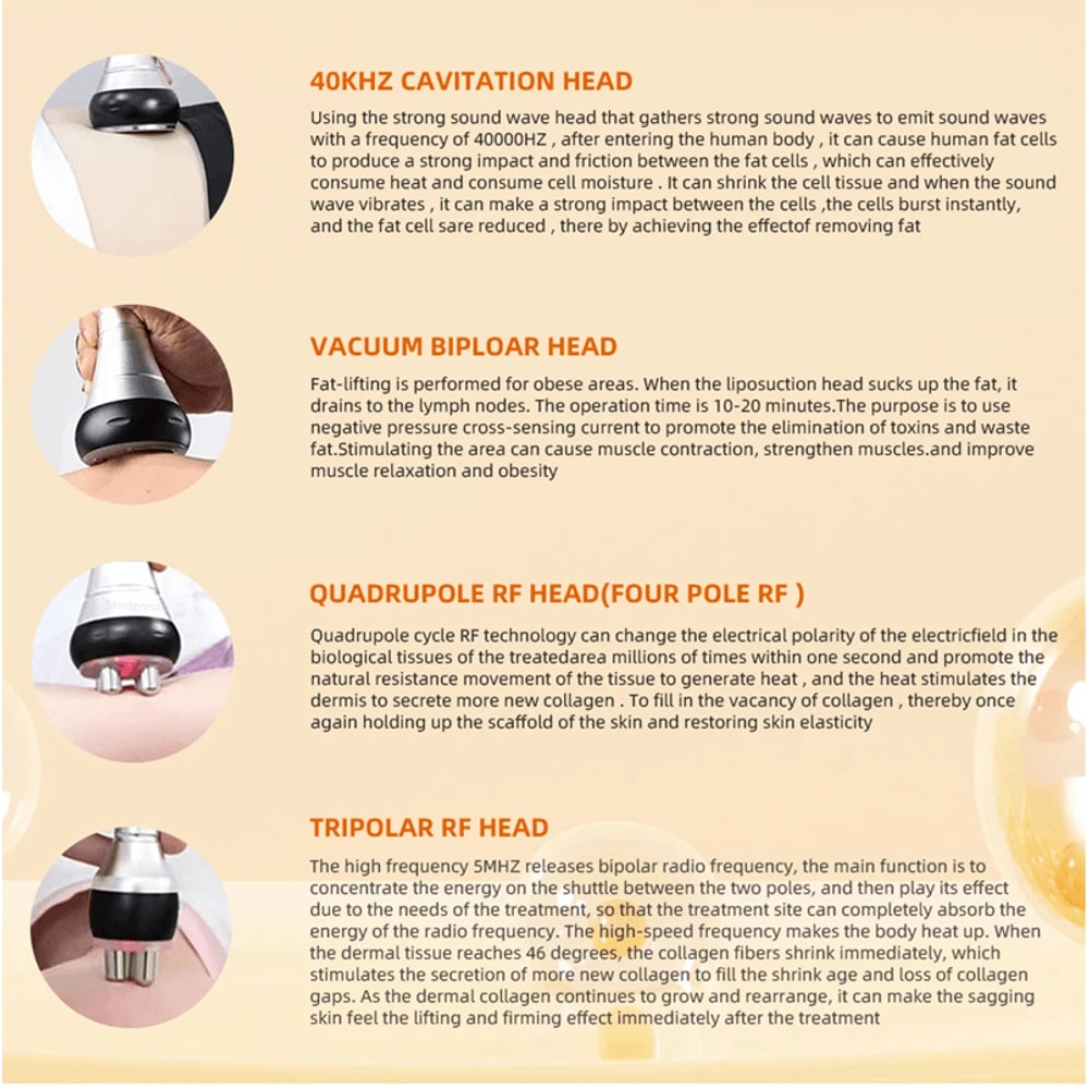 4 In 1 Cavitation Slimming And Skin Tightening Beauty Device 1