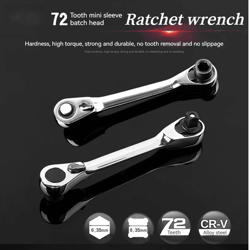 compact dualdrive ratchet wrench