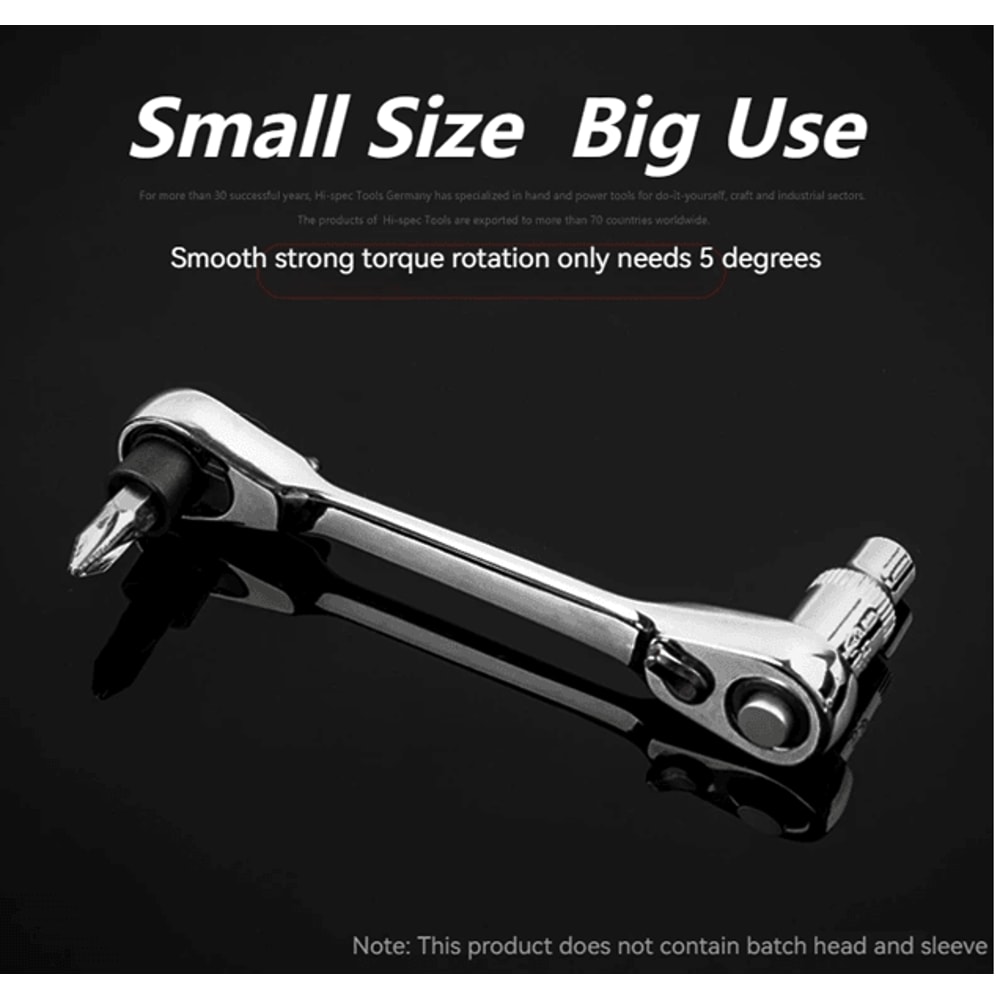 Compact DualDrive Ratchet Wrench 1