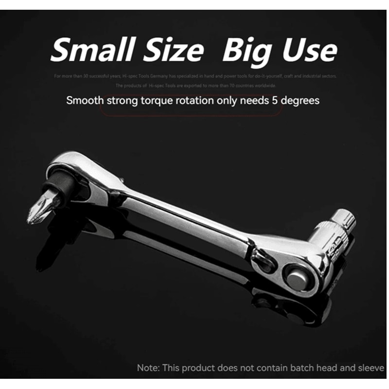 Compact DualDrive Ratchet Wrench 1