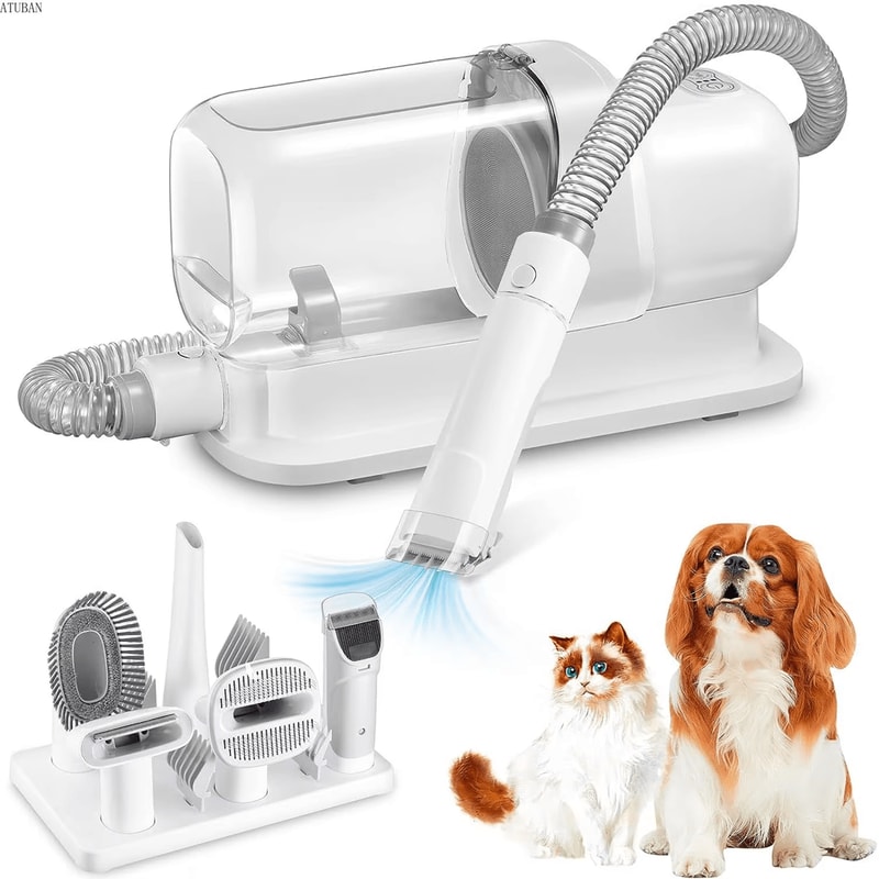 SwiftClean Pet Grooming Vacuum Kit 0