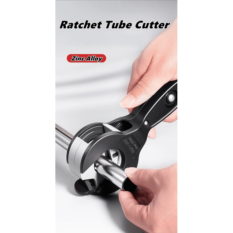 Compact Ratcheting Tube Cutter Tool 0